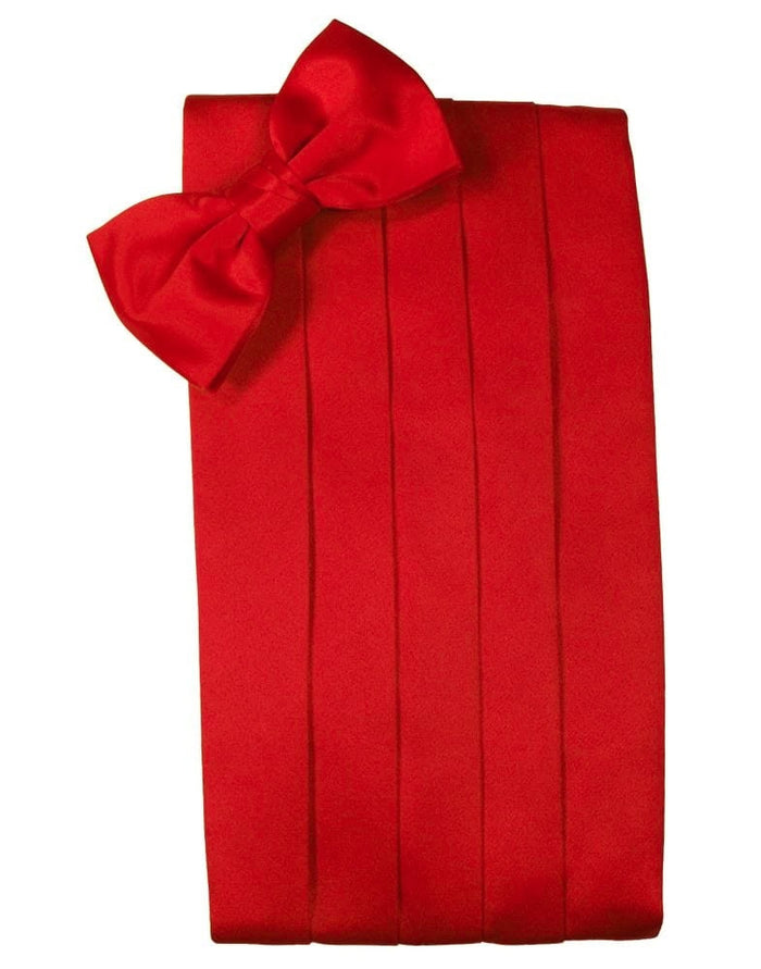 Persimmon Solid Satin Cummerbund