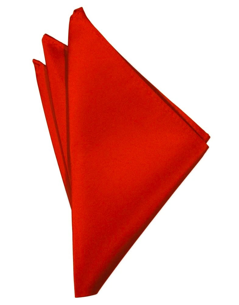 Persimmon Pocket Square