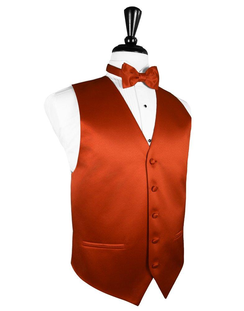 Persimmon Solid Satin Vest