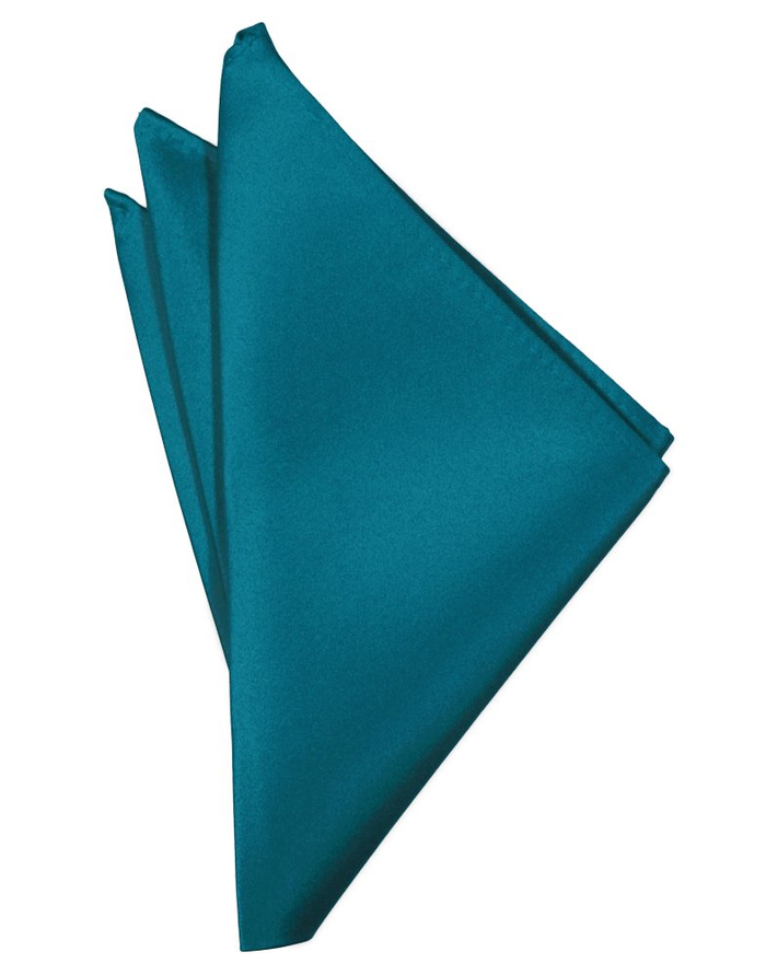 Oasis Solid Satin Pocket Square - Tuxedo Club