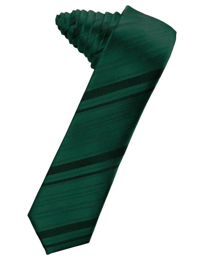 Holly Striped Self-Tie Skinny Tie