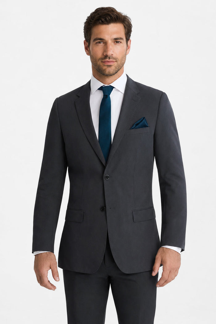 Steel Gray Suit Jacket