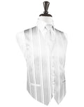 White Striped Vest