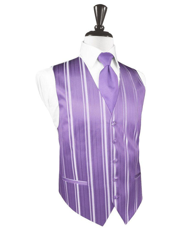 Wisteria Striped Satin Vest