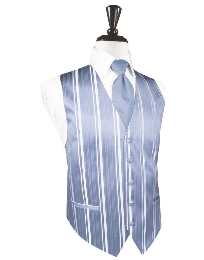 Periwinkle Striped Vest