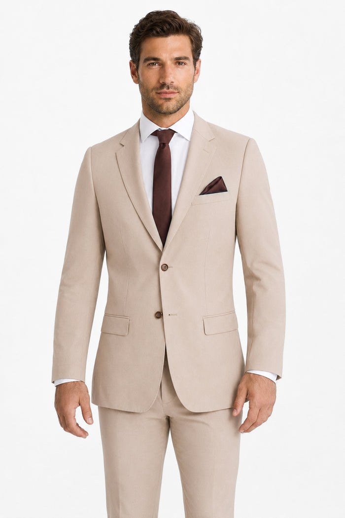 Tan Suit Jacket