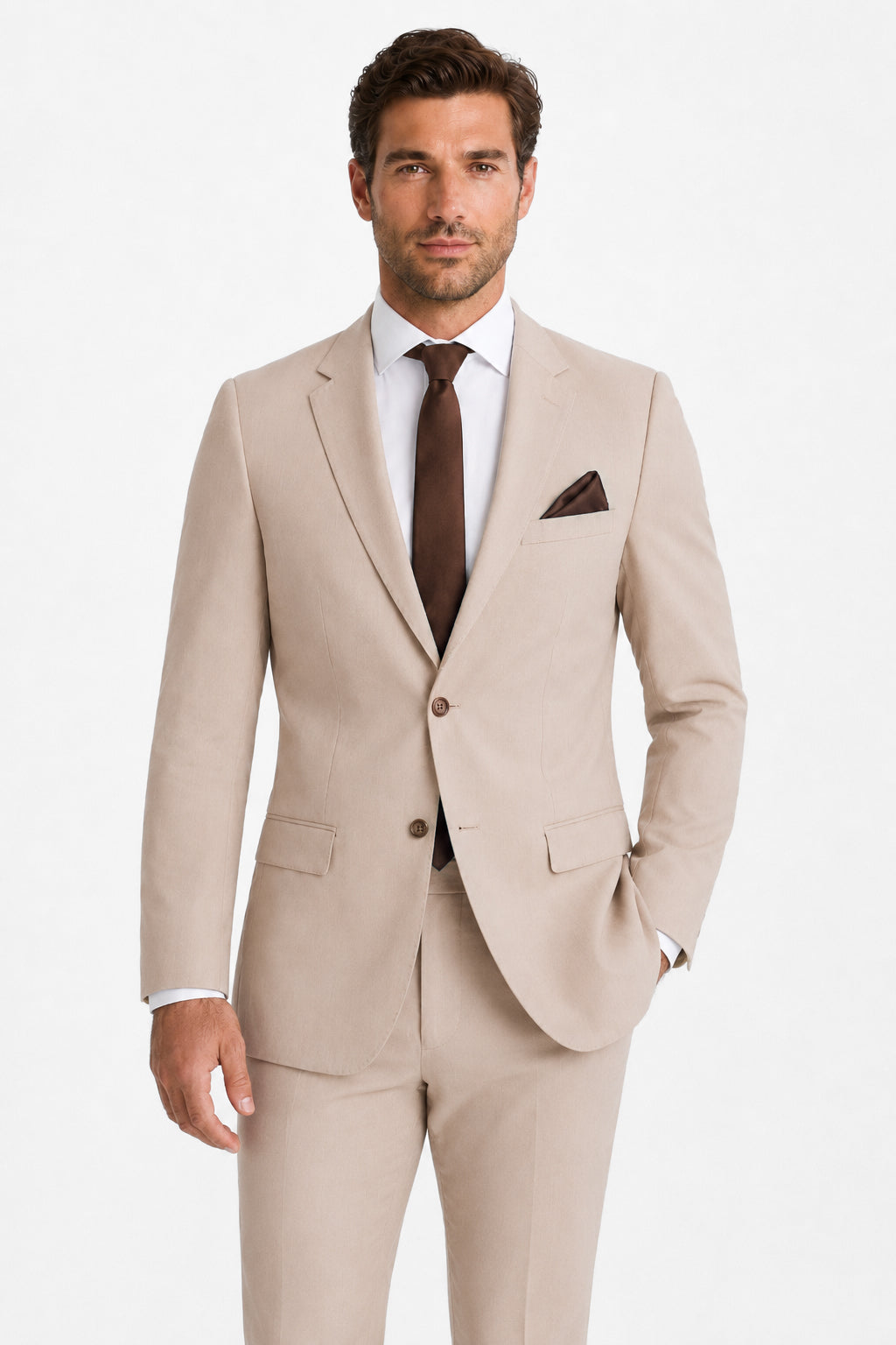Tan Suit