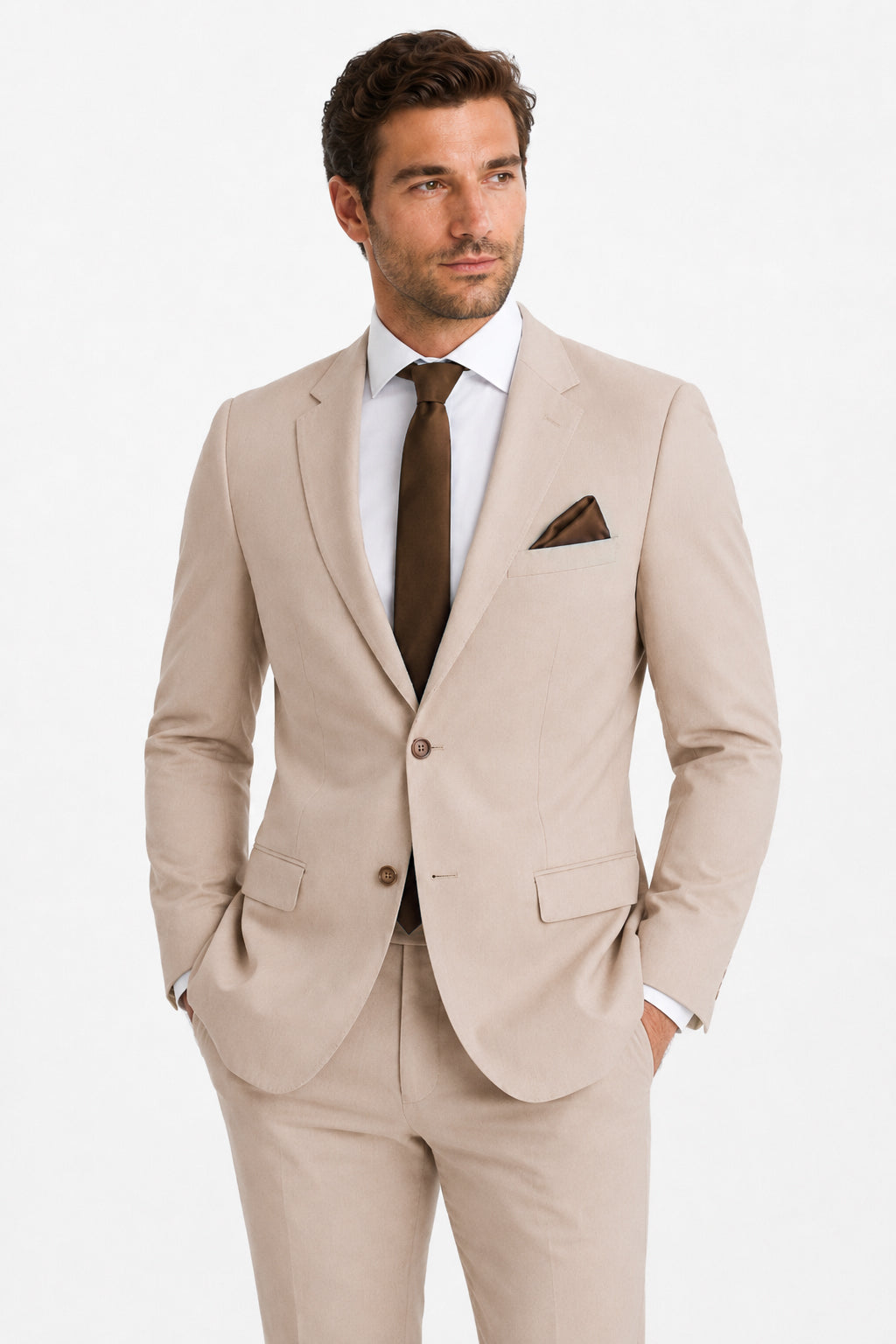 Tan Suit