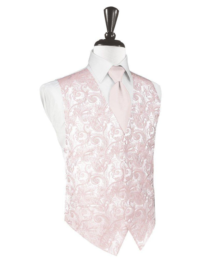 Blush Tapestry Vest - Tuxedo Club