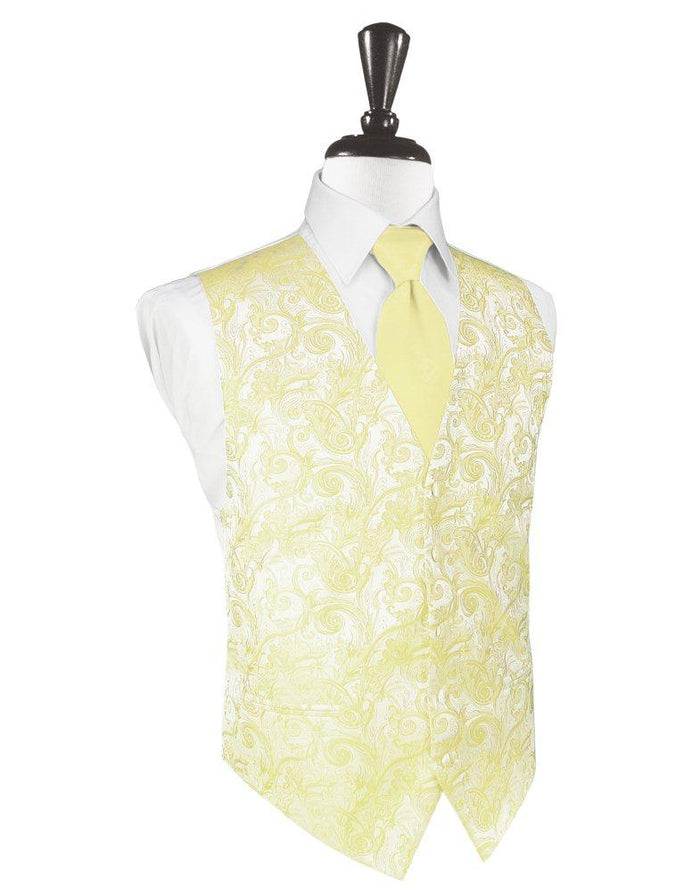 Canary Tapestry Vest - Tuxedo Club