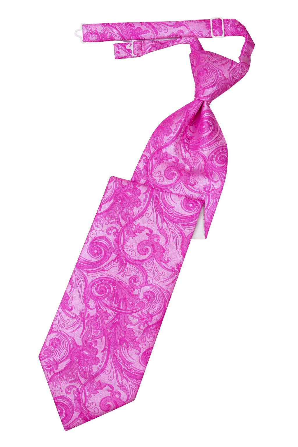 Fuchsia Tapestry Long Tie