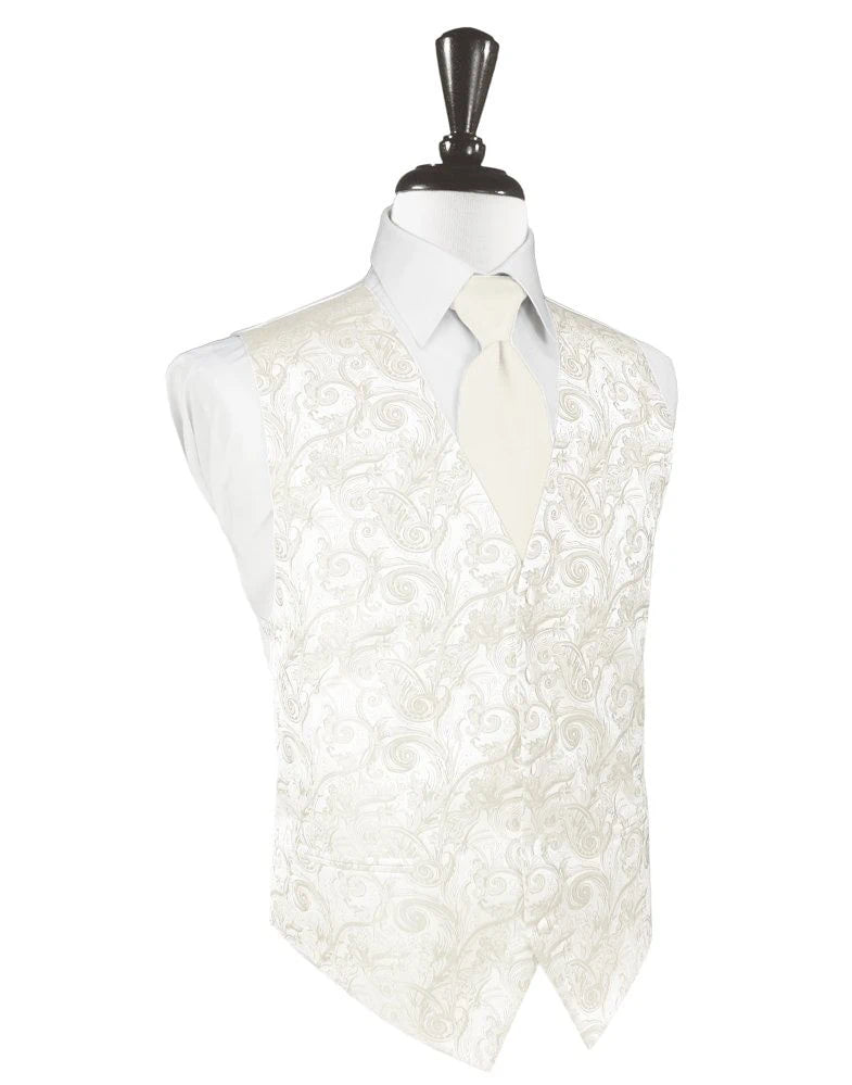 Ivory Tapestry Vest