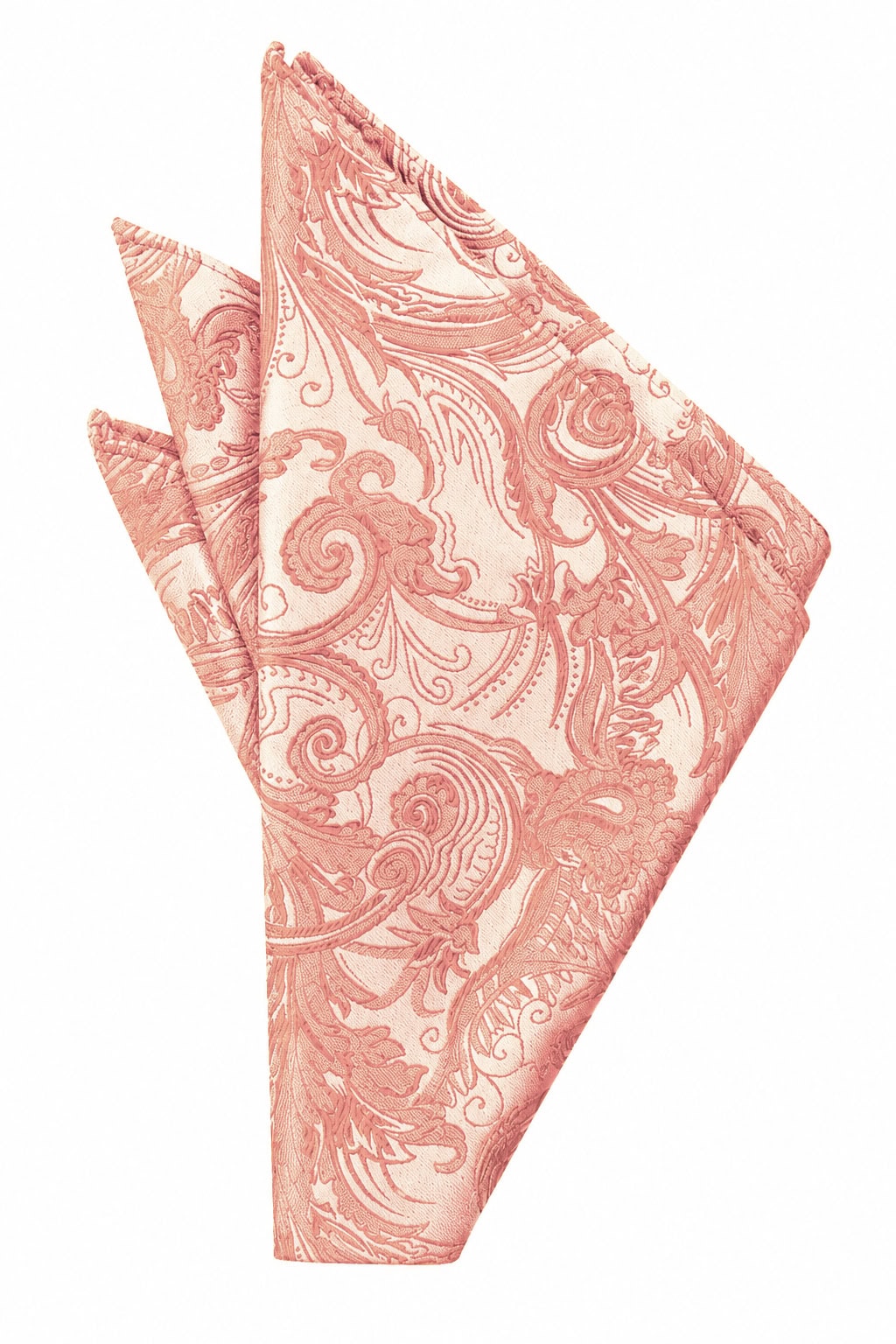 Peach Tapestry Pocket Square