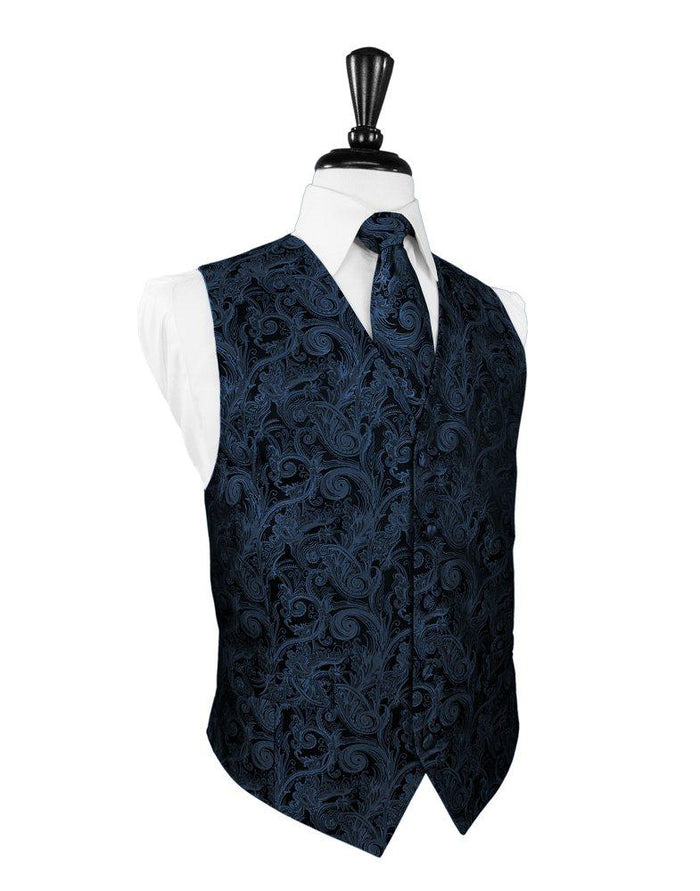 Peacock Tapestry Vest - Tuxedo Club