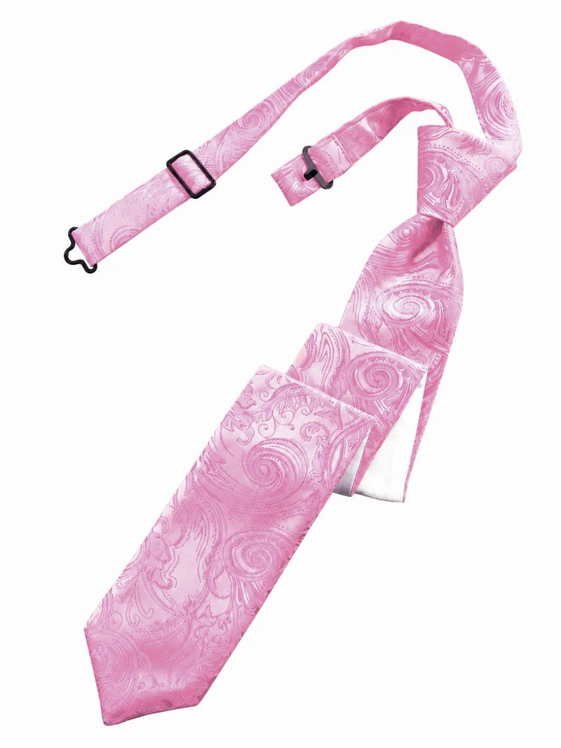 Rose Petal Tapestry Pre-Tied Skinny Tie