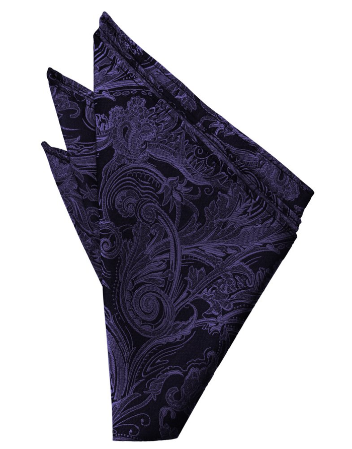 Amethyst Tapestry Pocket Square - Tuxedo Club
