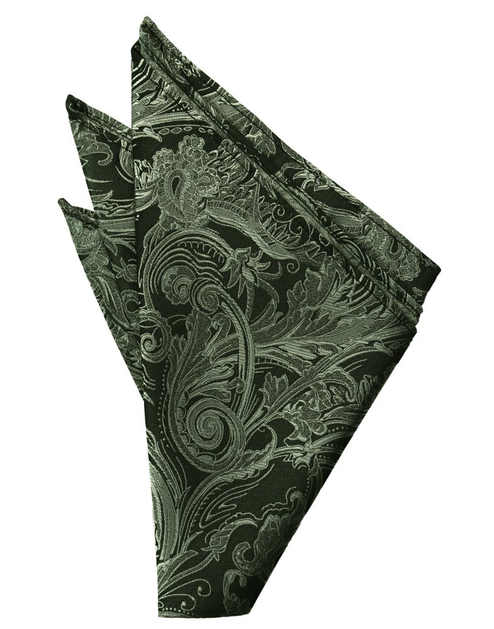 Fern Tapestry Pocket Square - Tuxedo Club