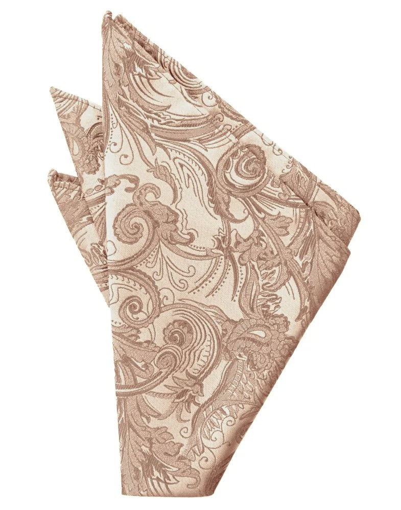 Latte Tapestry Pocket Square