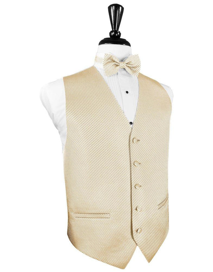 Light Champagne Venetian Vest - Tuxedo Club