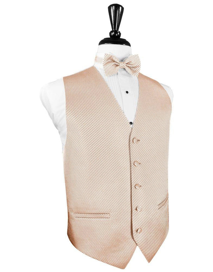 Peach Venetian Vest - Tuxedo Club