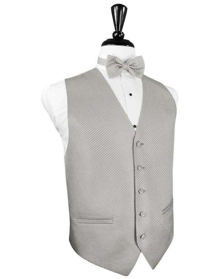 Platinum Venetian Vest - Tuxedo Club