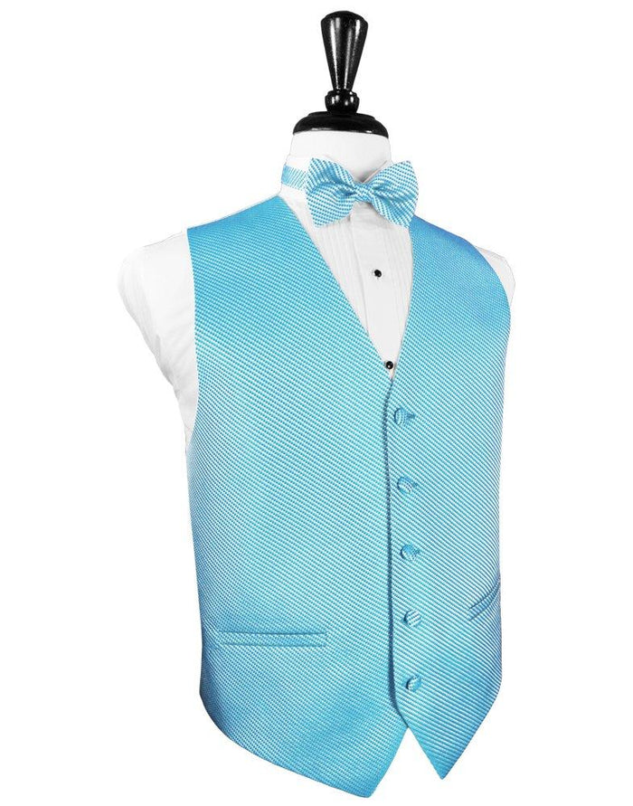 Turquoise Venetian Vest - Tuxedo Club