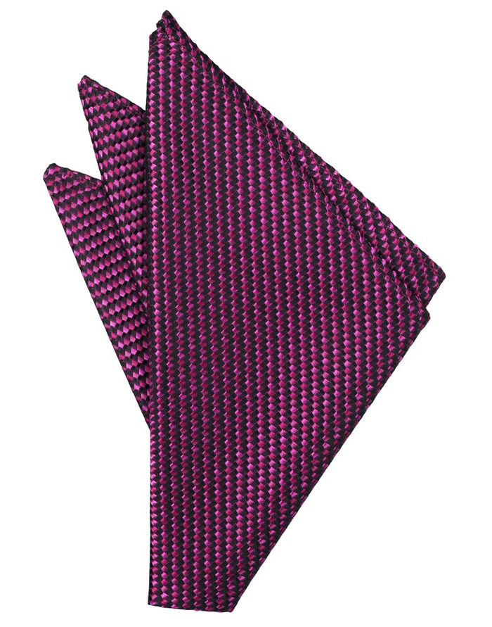 Fuchsia Venetian Pocket Square - Tuxedo Club
