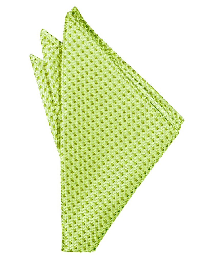 Lime Venetian Pocket Square - Tuxedo Club