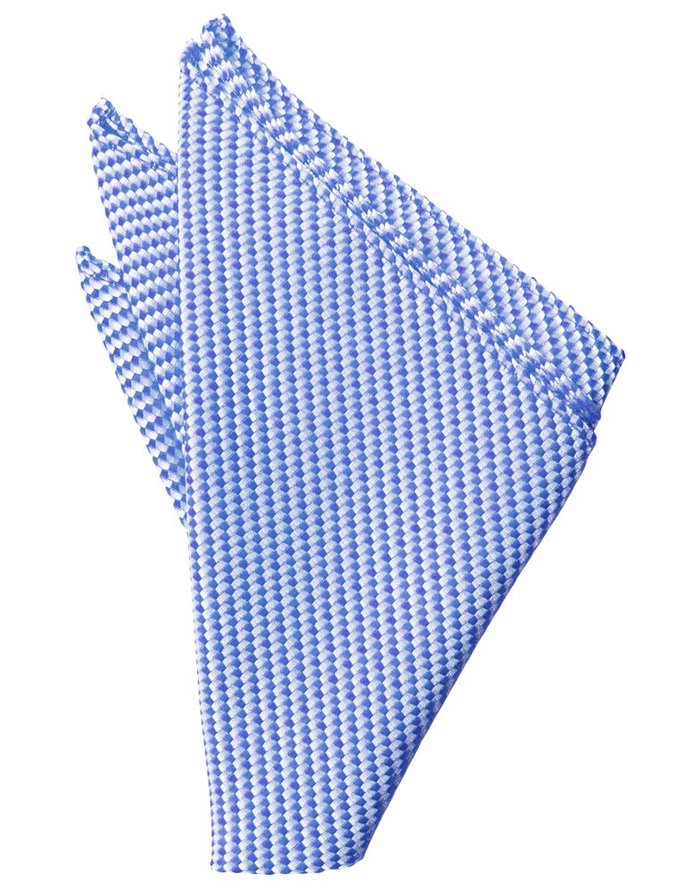 Sapphire Venetian Pocket Square - Tuxedo Club