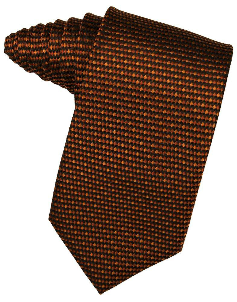 Cinnamon Venetian Self-Tie Long Tie