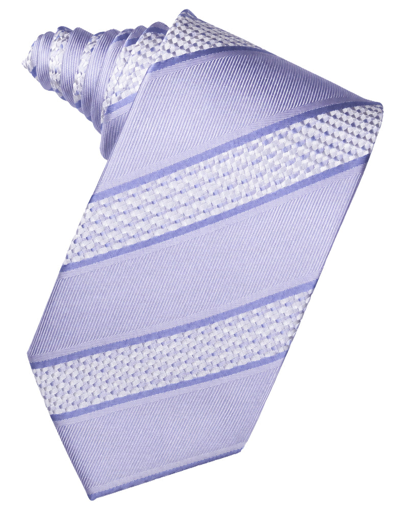 Periwinkle Venetian Stripe Suit Tie
