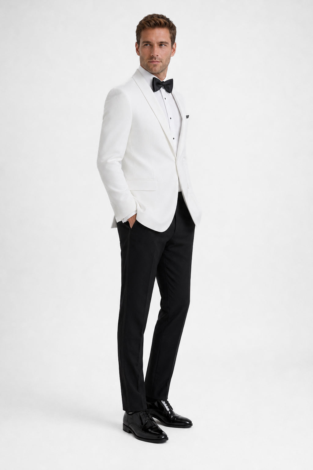 White Shawl Tuxedo