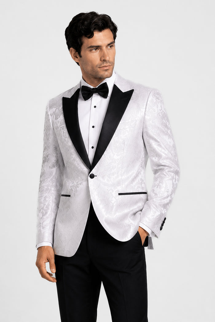 White Paisley Tuxedo
