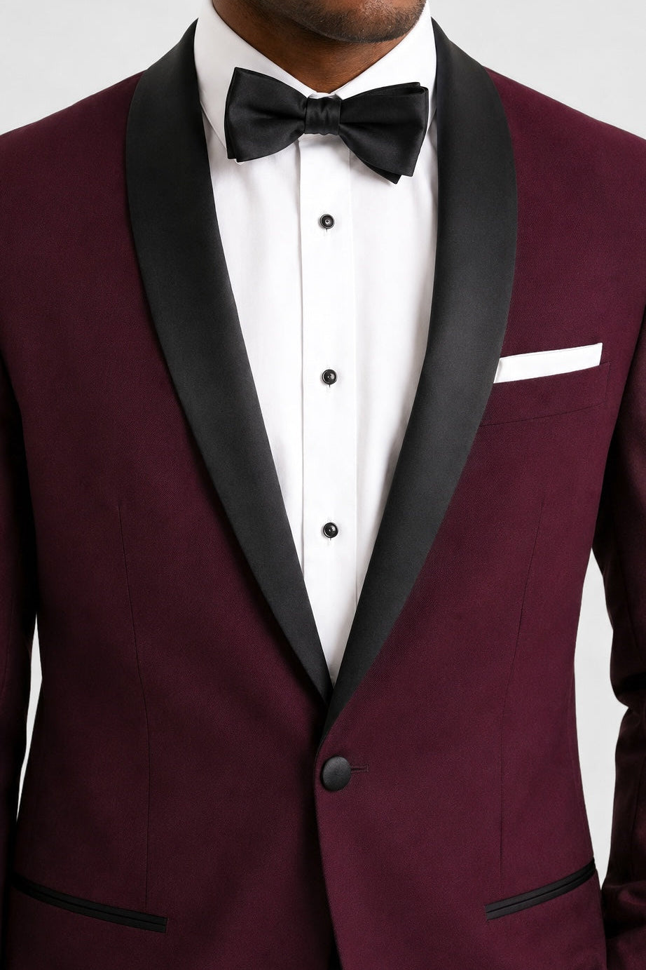 Wine Shawl Tuxedo