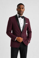 Wine Shawl Tuxedo